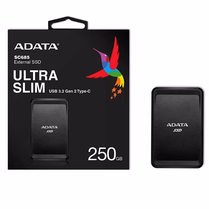 حافظه اس اس دی اکسترنال ای دیتا مدل SC685 ظرفیت 250 گیگابایت