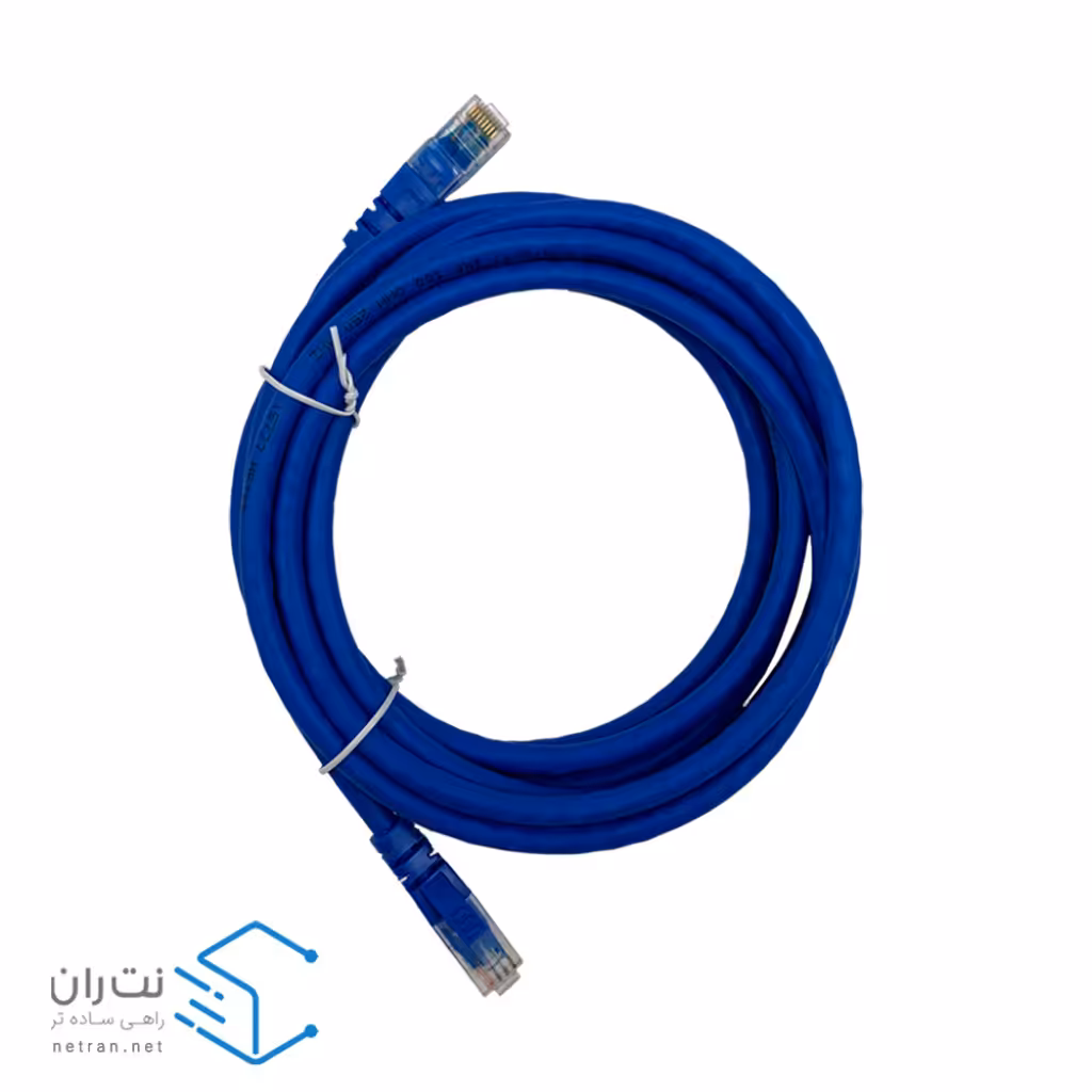 قیمت و خرید پچ کورد لگراند Cat6 UTP با روکش PVC رنگ آبی 3 متری | نت ران
