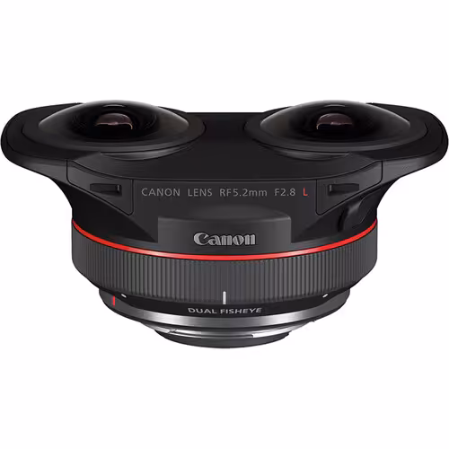 لنز کانن مانت ار اف Canon RF 5.2mm f/2.8 L Dual Fisheye 3D VR Lens