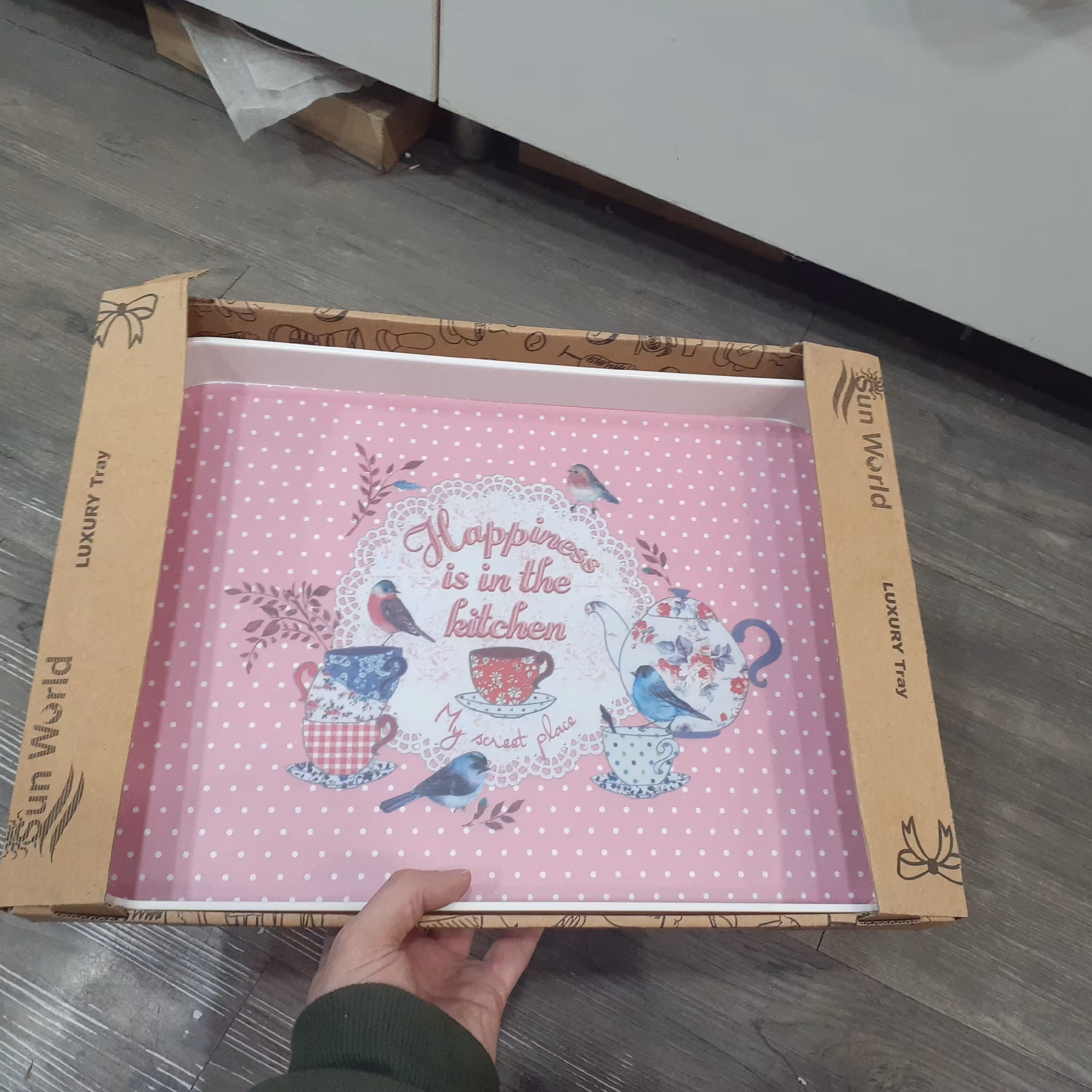 سینی ملامین سایز بززگ مناسب 10 فنجان ساخت ترکیه در طرحهای جذاب 