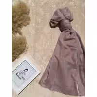 شال نخی ساده کالباسی