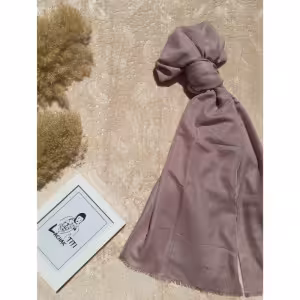 شال نخی ساده کالباسی