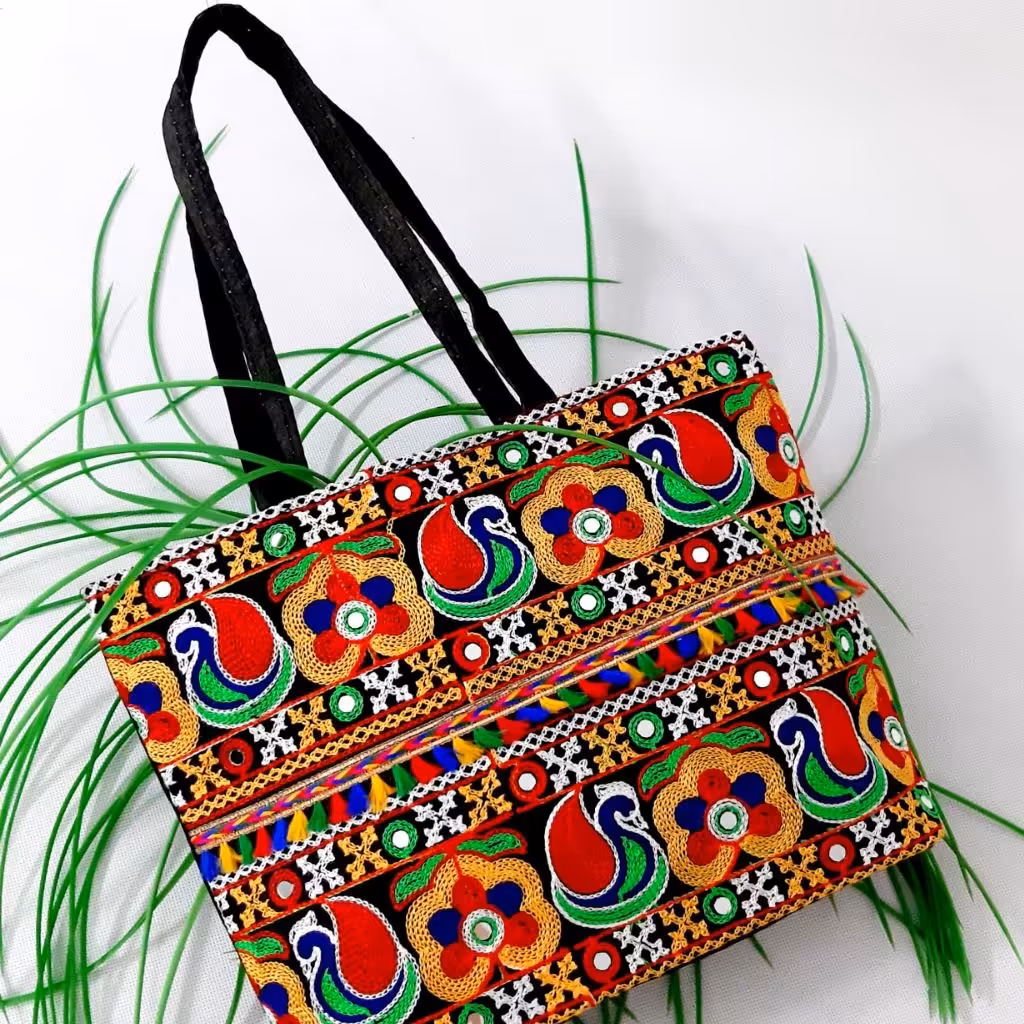 کیف رودوشی سوزندوزی کد 14