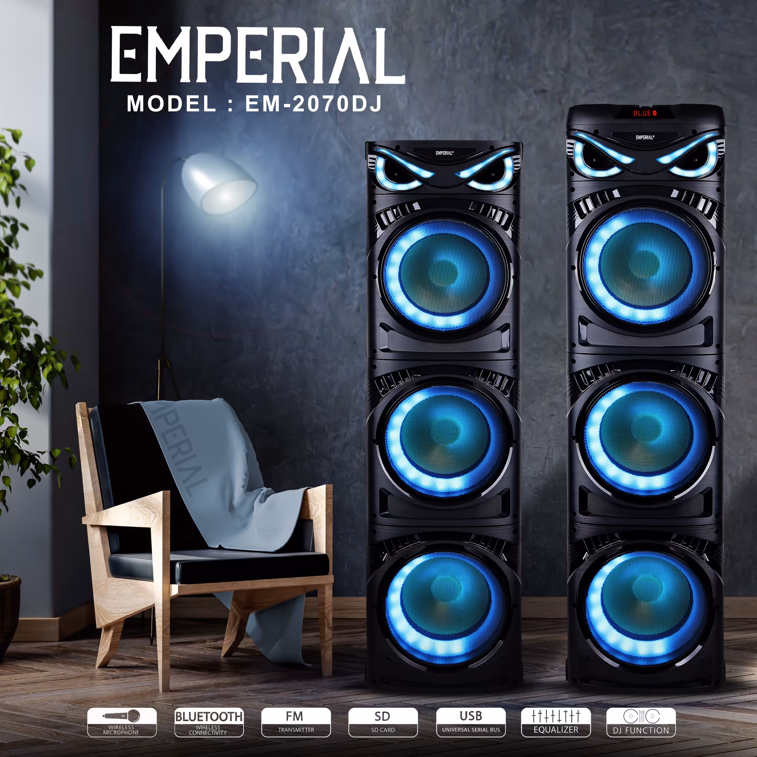 اسپیکر خانگی جفت دی جی دار امپریال 2070