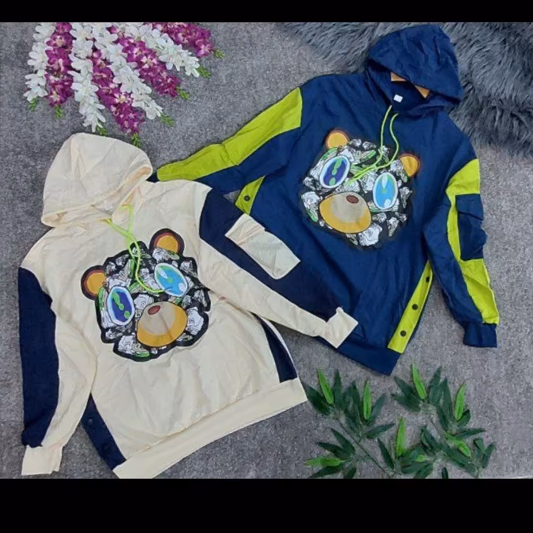 هودی خرسی دورس پنبه خارجی درجه یک درسه سایز بندی تا48