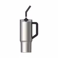 فلاسک ضد زنگ 1 لیتری شیائومی مدل Xiaomi Mijia Straw Cup 1L Stainless Steel