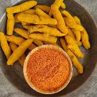 زردچوبه خالص وشسته شده ادویه جات خوشه 200 گرم     