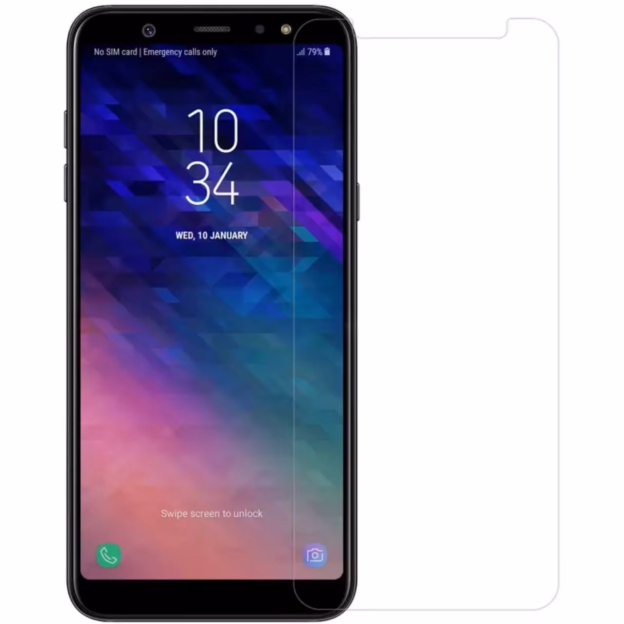 محافظ صفحه نمایش گلس نیلکین مدل H  Pro برای گوشی سامسونگ A6