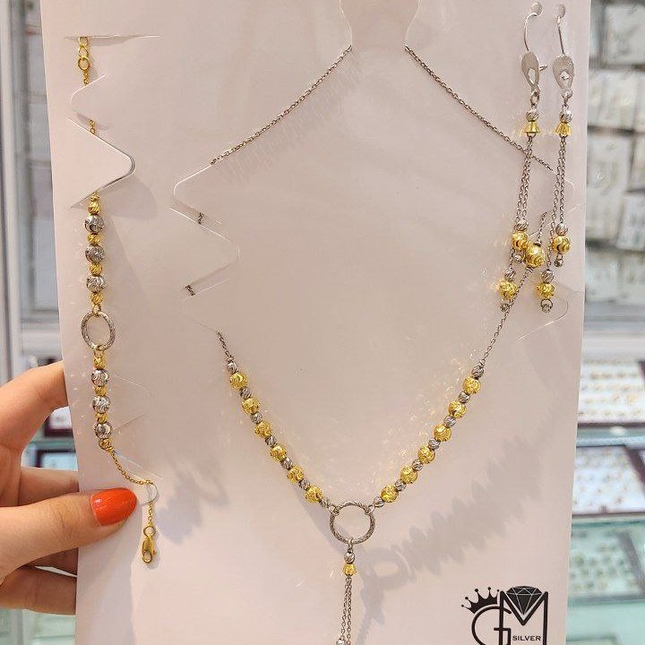 سرویس نقره گوی آبکاری طلا