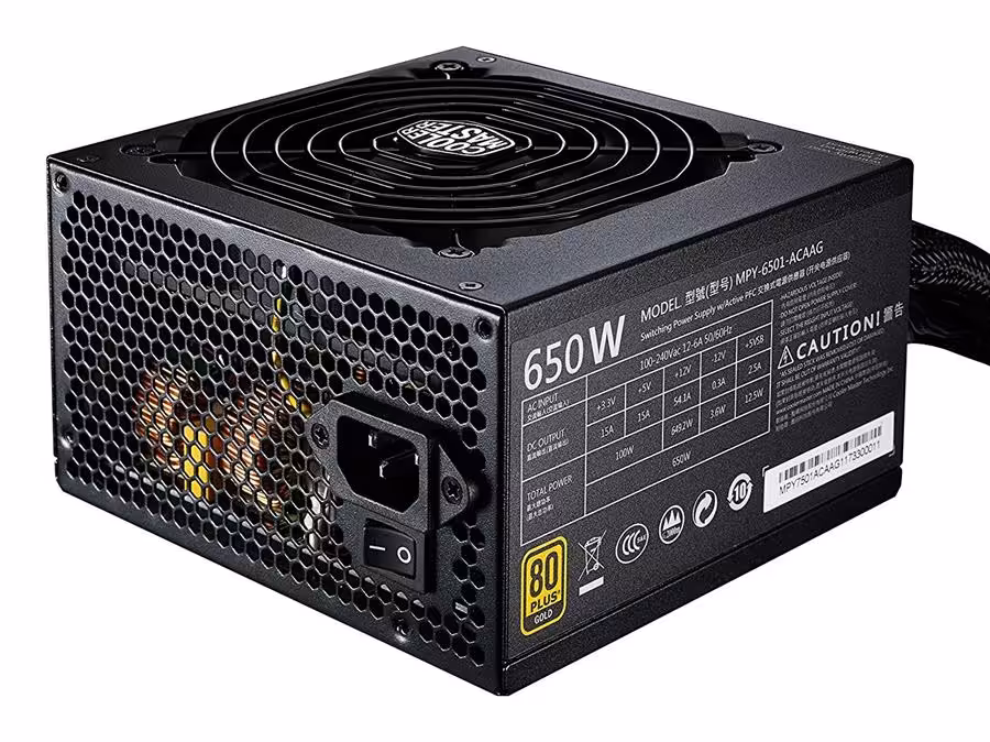 پاور کولرمستر مدل ام دبلیو ای گلد با توان 650 وات