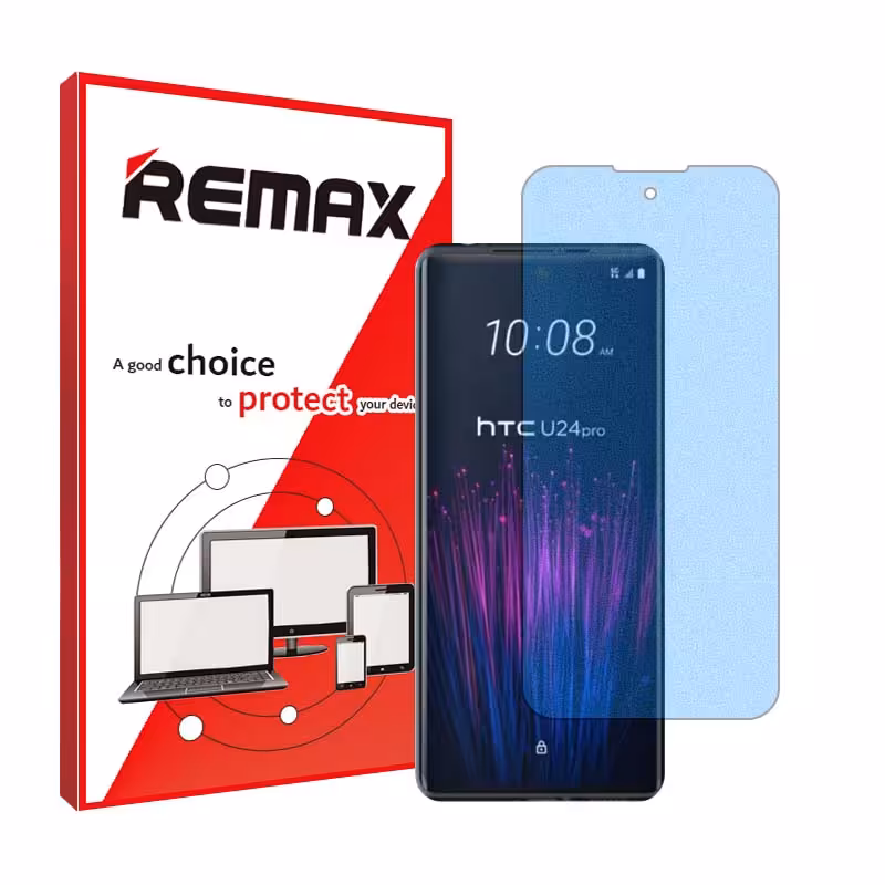 گلس اچ تی سی U24 Pro مدل مات آنتی بلو برند ریمکس کد S