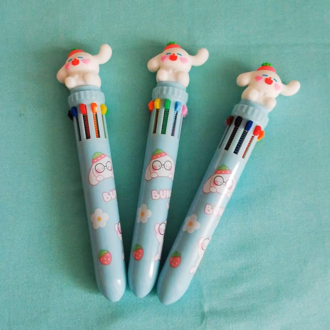 خودکار 10 رنگ خرگوشی 