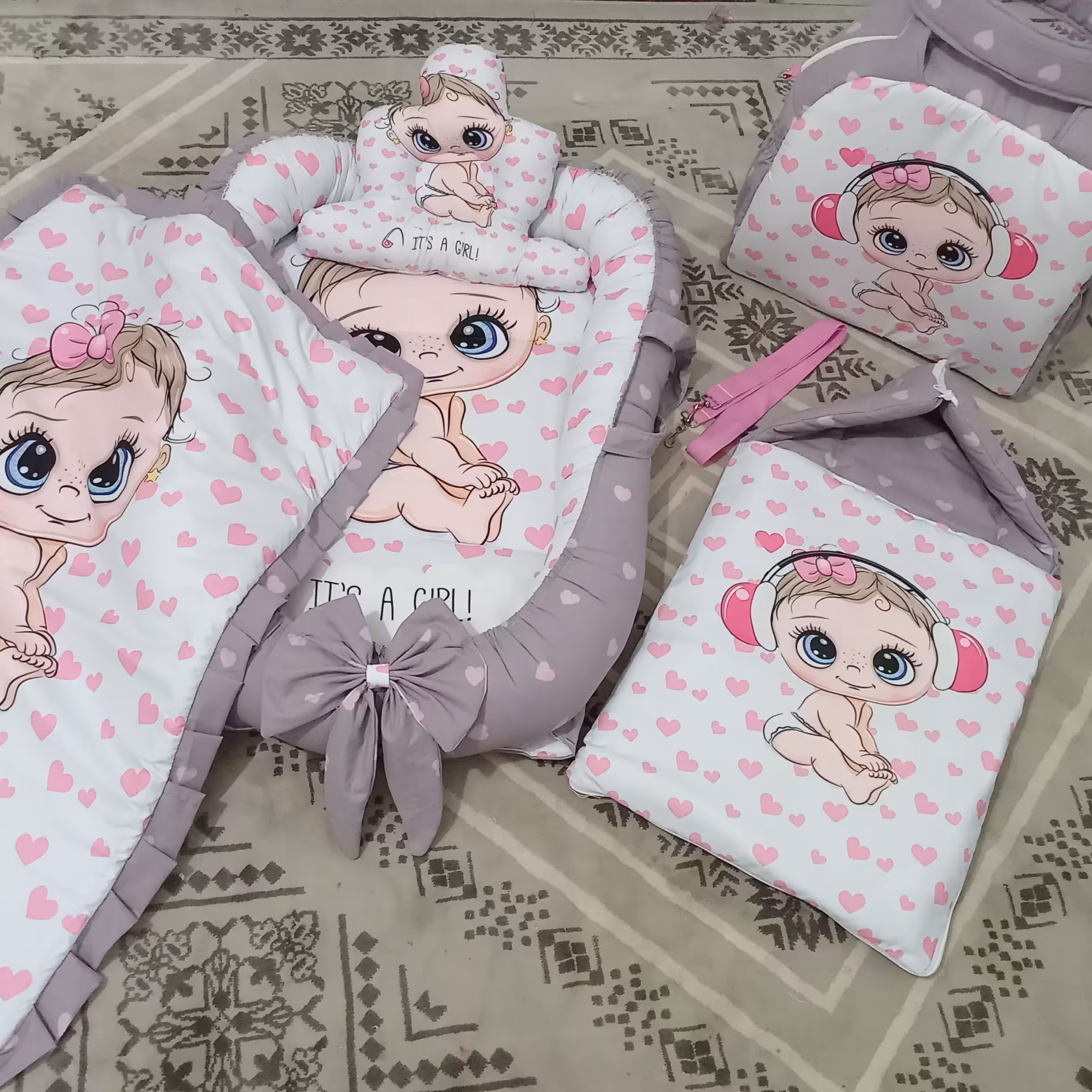 ست خواب نوزادی پنلی کد 02