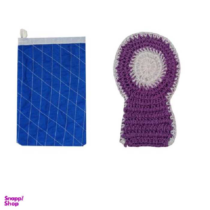 لیف و کیسه حمام مدل L001 مجموعه 2 عددی