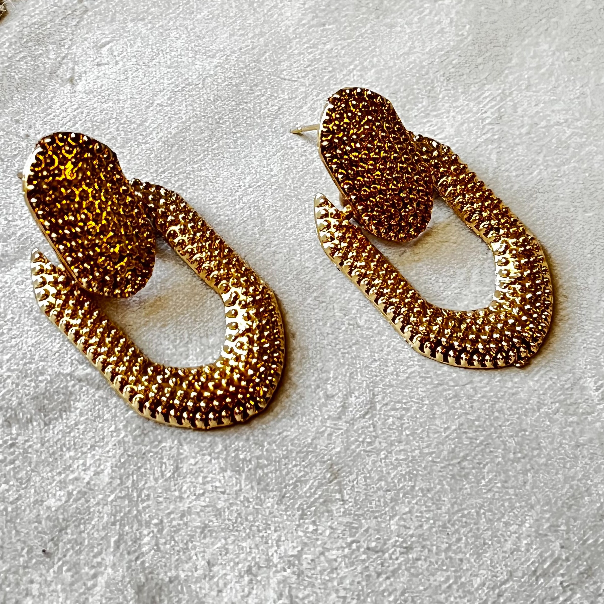 گوشواره استیل رنگ ثابت جدید