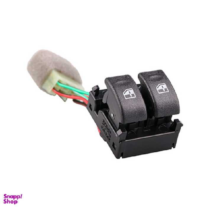 کلید 2 پل شیشه بالابر راننده خودرو چیکال مدل P-281 مناسب برای ساینا