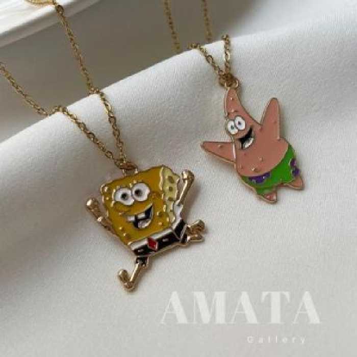 گردنبند ست پاتریک و باب اسفنجی