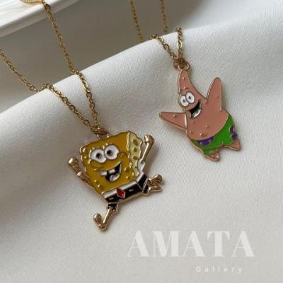 گردنبند ست پاتریک و باب اسفنجی