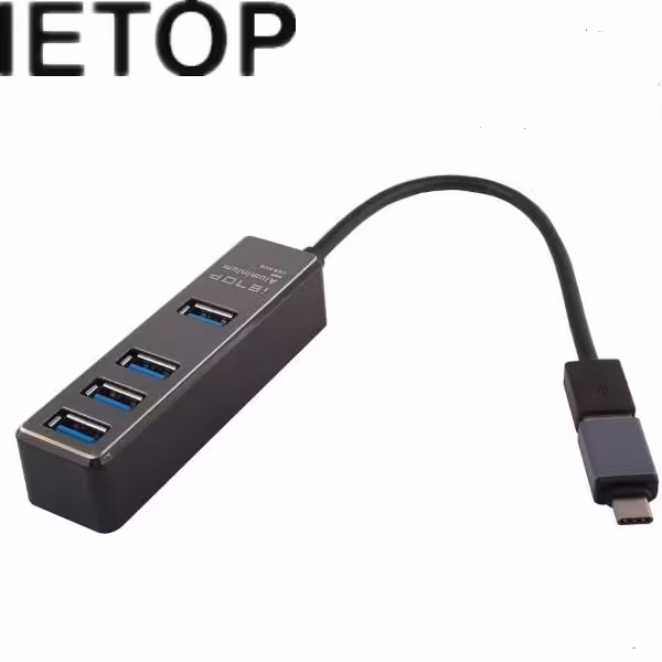 هاب 4 پورت USB آی ای تاپ مدل IETOP USB3.1 4Port Hub TU-309A