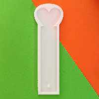 قالب رزین مدل بوک مارک طرح قلب کد BK-GH2