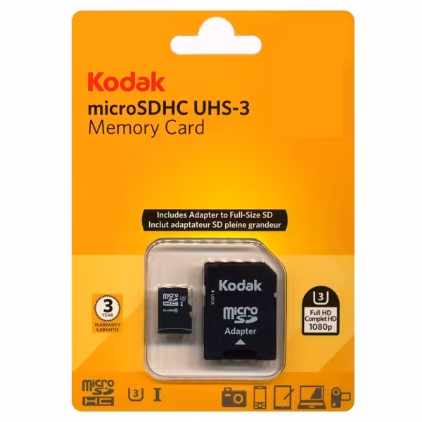 کارت حافظه کداک با ظرفیت 64 گیگابایت