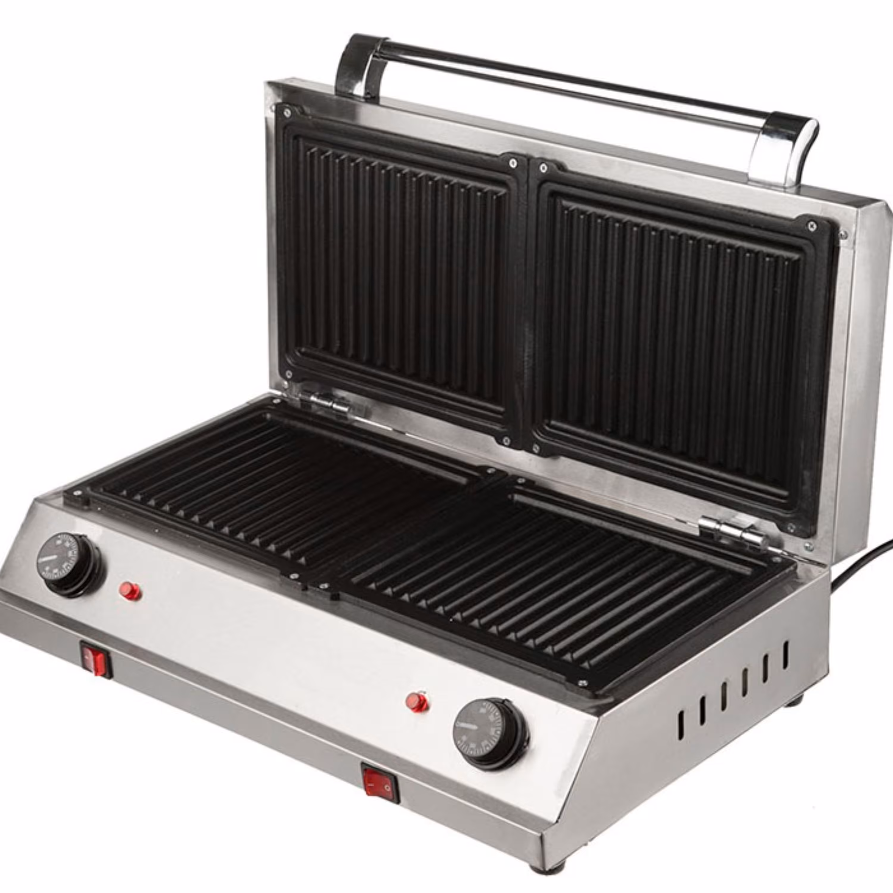 اسنک ساز  2 صفحه هشت خانه 750 وات قابلیت تنظیم 50 تا 300 درجه 