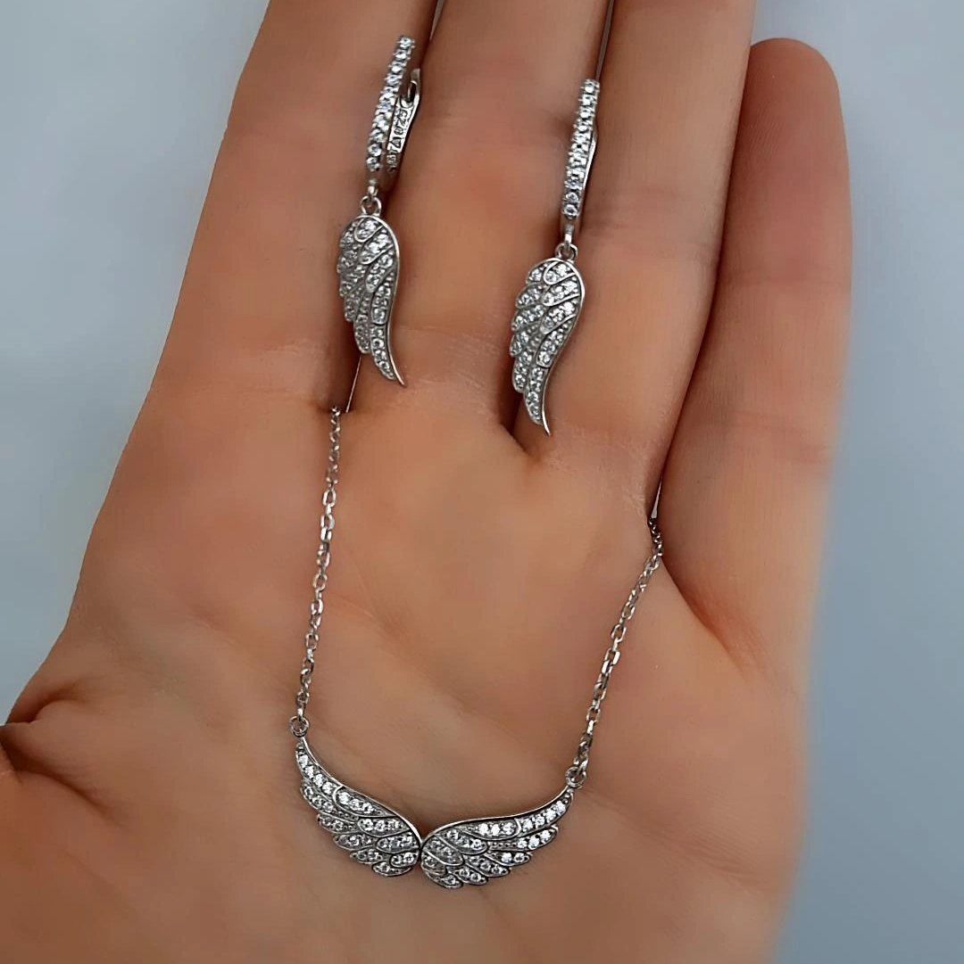 نیم ست نقره بال کد 155