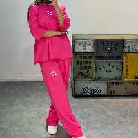 ست پیراهن و شلوار جنس دورس ، رنگبندی جذاب 