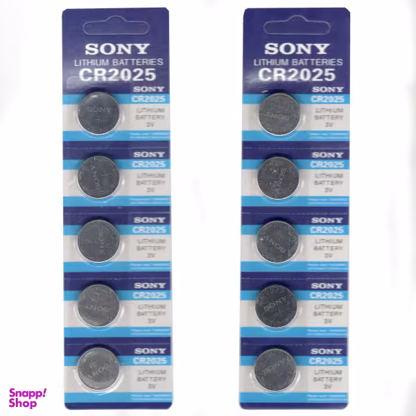 باتری سکه ای سونی مدل CR2025 بسته 10 عددی