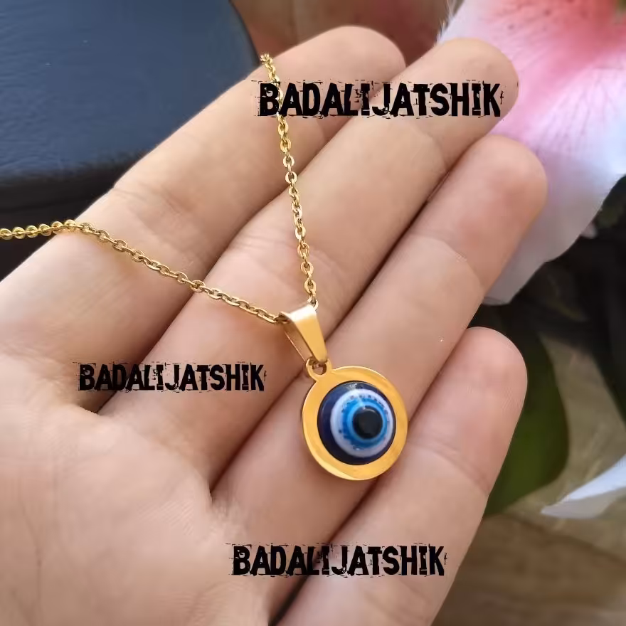 گردنبند چشم نظر  استیل 