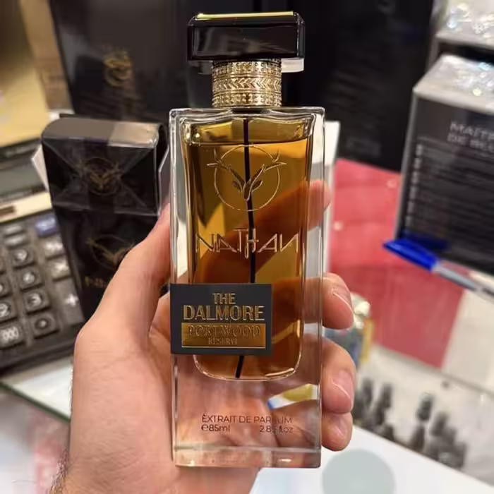 ادکلن  the dalmore pori wood برند ناتان ساخت فرانسه اکسترا د پارفوم 85 میل