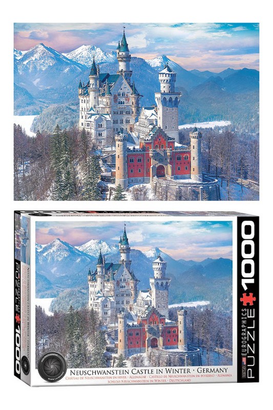 پازل neuschwanstein castle in winter 6000-5419  6000 5419 1000PCS