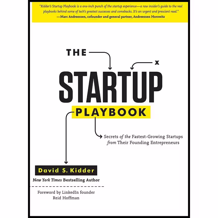 کتاب زبان اصلی The Startup Playbook اثر David Kidder and Reid Hoffman