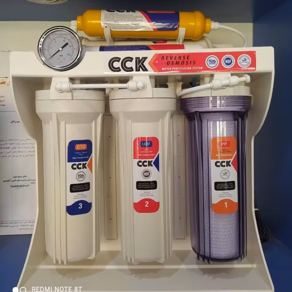 تصفیه آب سی سی کا یک سال گارانتی 