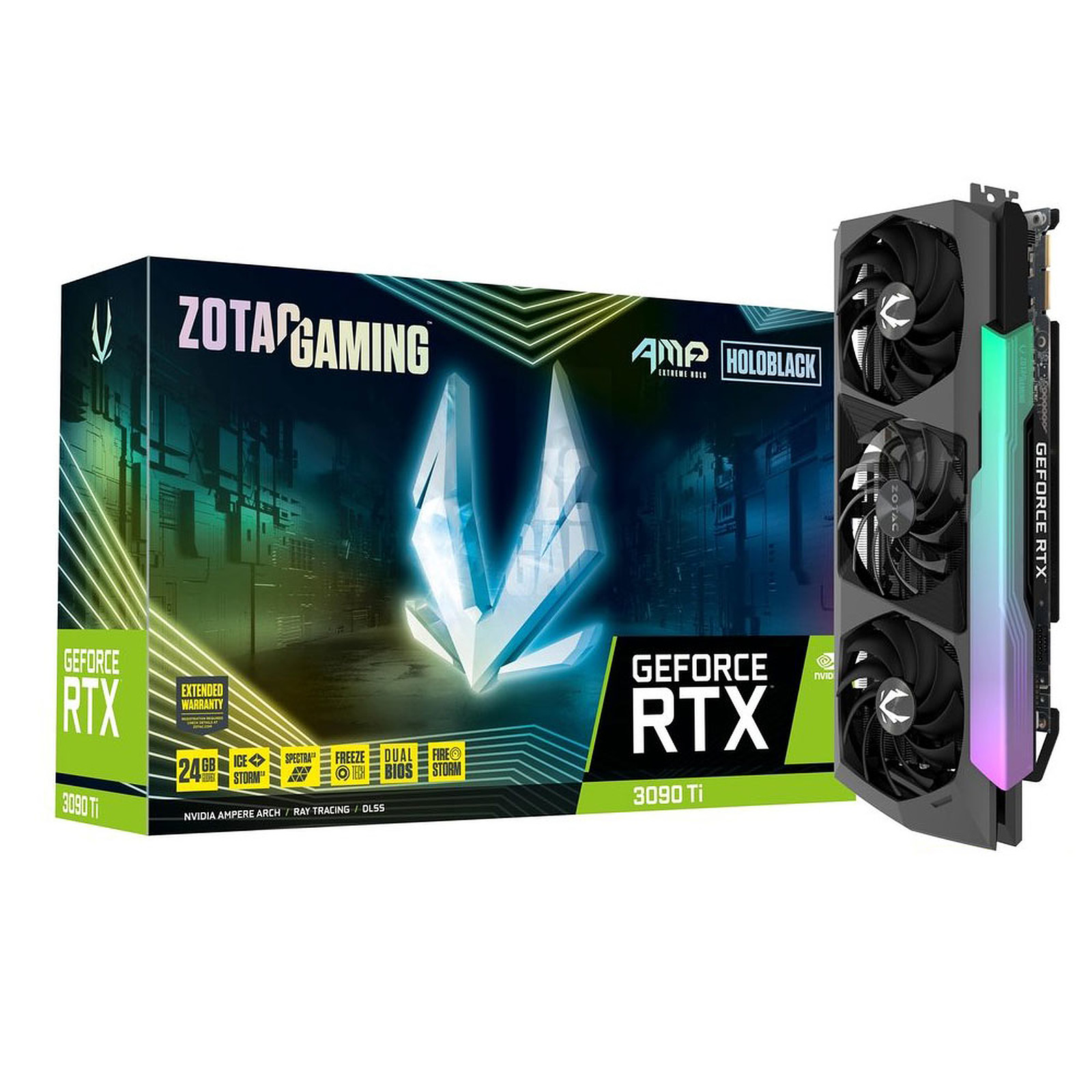 کارت گرافیک زوتاک مدل RTX 3090 Ti AMP Extreme Holo 24GB