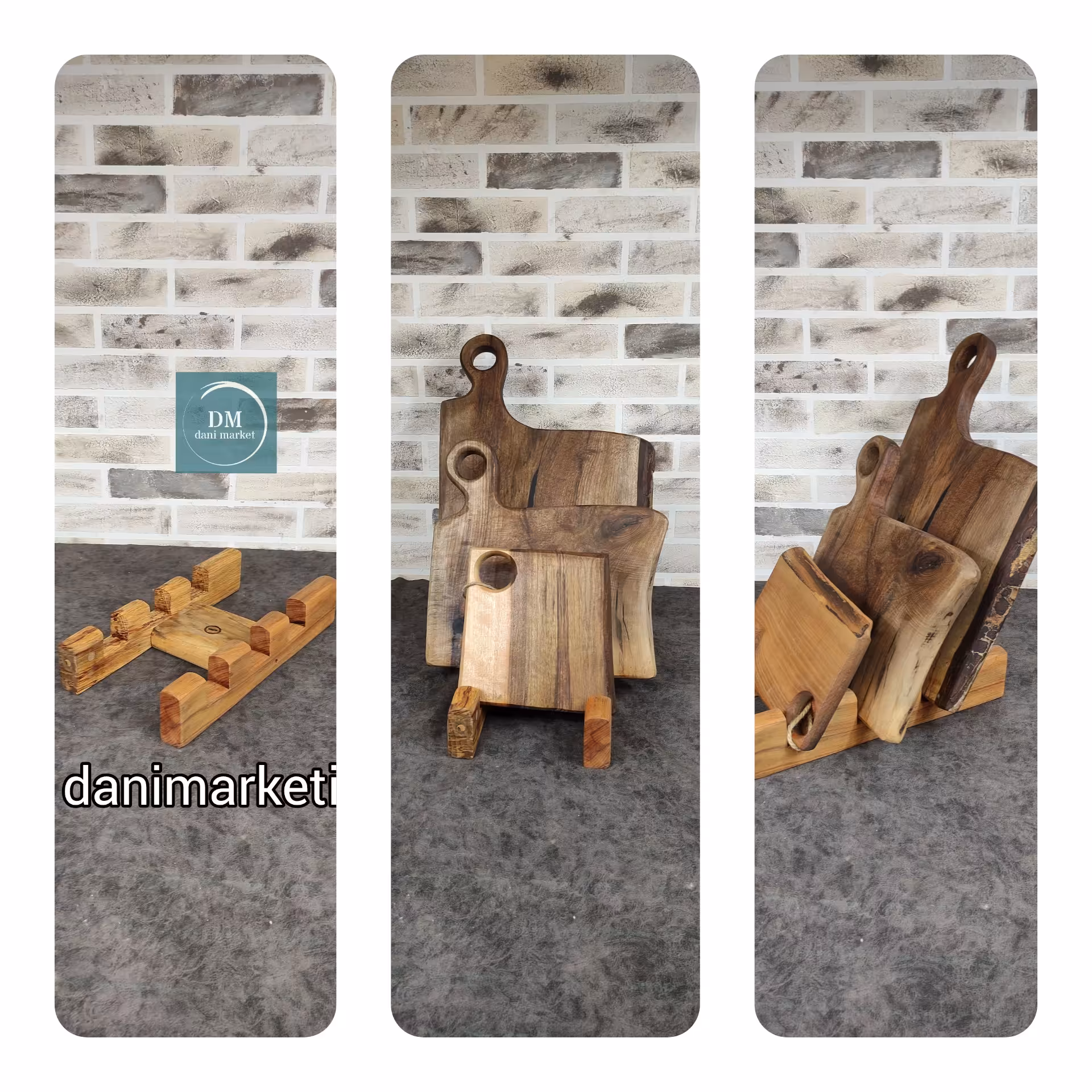 پایه تخته سرو سه خانه 