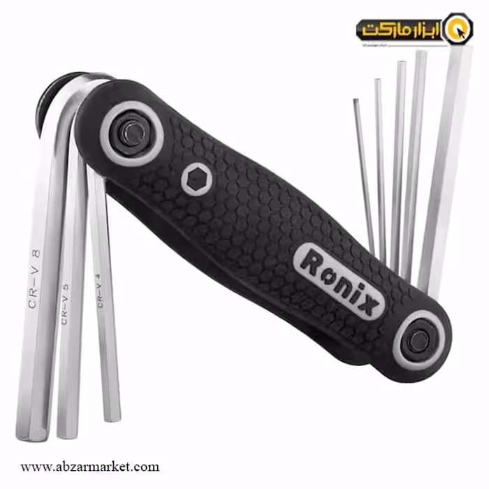 آچار آلن شش گوش رونیکس چاقویی 8 عددی مدل RH-2020