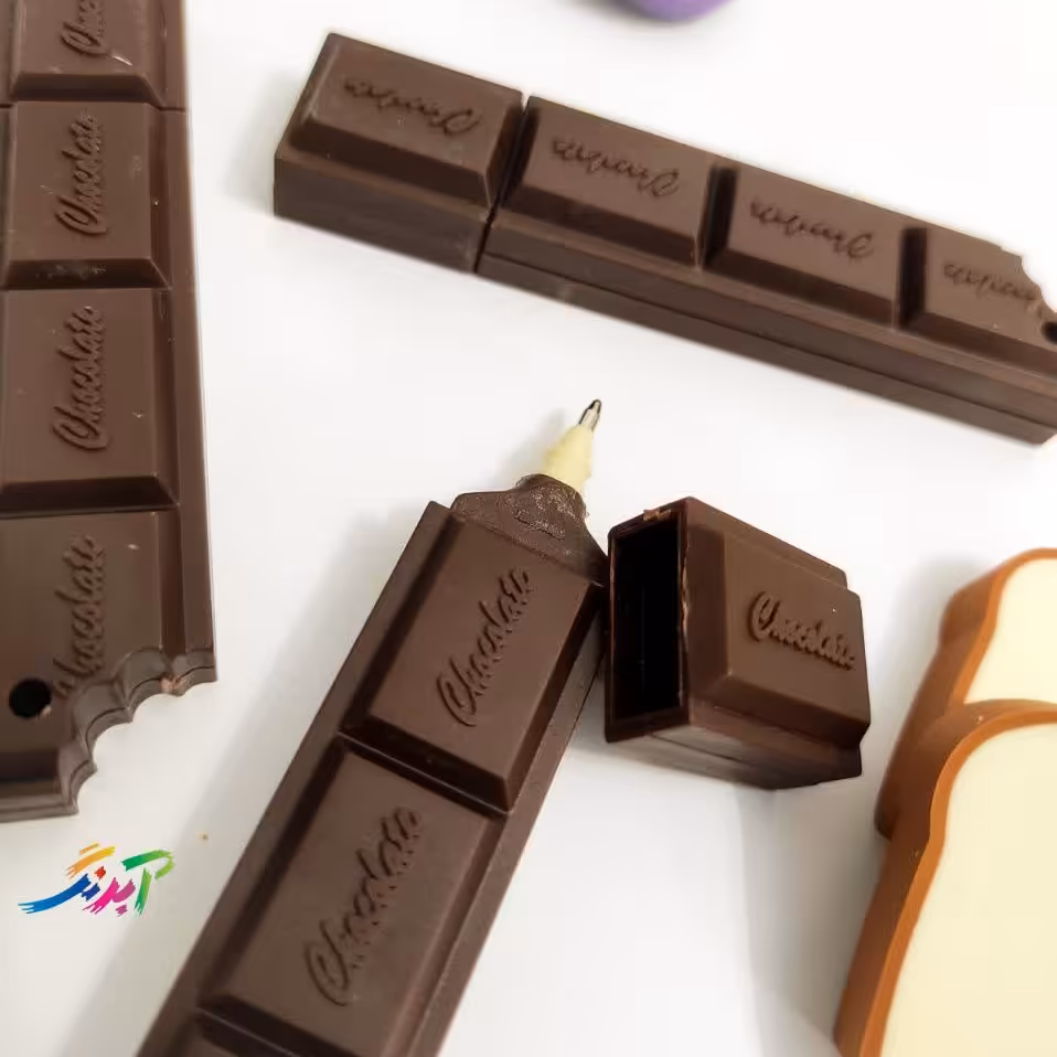 خودکار شکلاتی فانتزی آبی رنگ(تک و عمده)