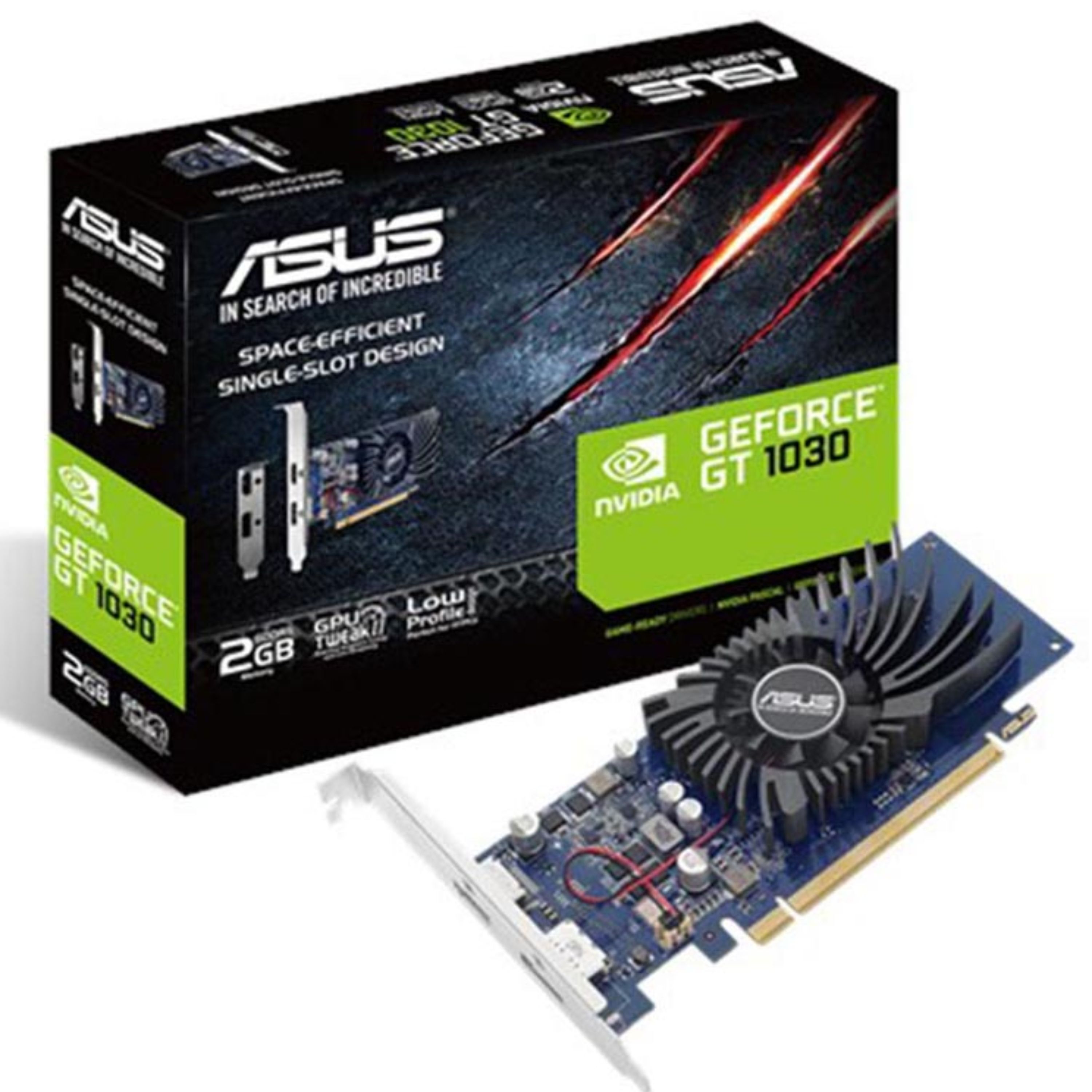 کارت گرافیک 2GB ASUS GT 1030 با گارانتی 36 ماهه