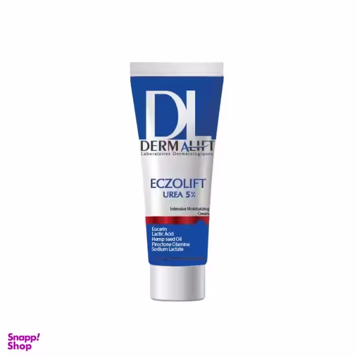 کرم مرطوب کننده درمالیفت (Dermalift) مدل ECZOLIFT UREA 5% حجم 50 میلی‌لیتر