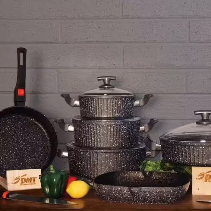 سرویس قابلمه 10 پارچه السا  طوسی  فورج پی ام تی