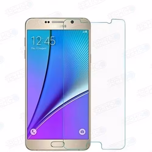گلس سامسونگ samsung galaxy note 5 خشگیر شیشه ای شفاف n920 محافظ صفحه نمایش بی رنگ NOTE 5 نوت نات پنج سفید N920