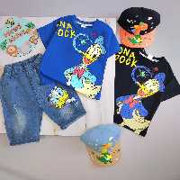 ست دو تیکه تیشرت و شلوارک اورجینال اسپرت و وارداتی 