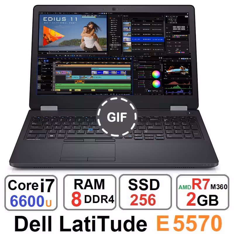 لپ تاپ Dell Latitude E5570 Core i7 6600u لمسی