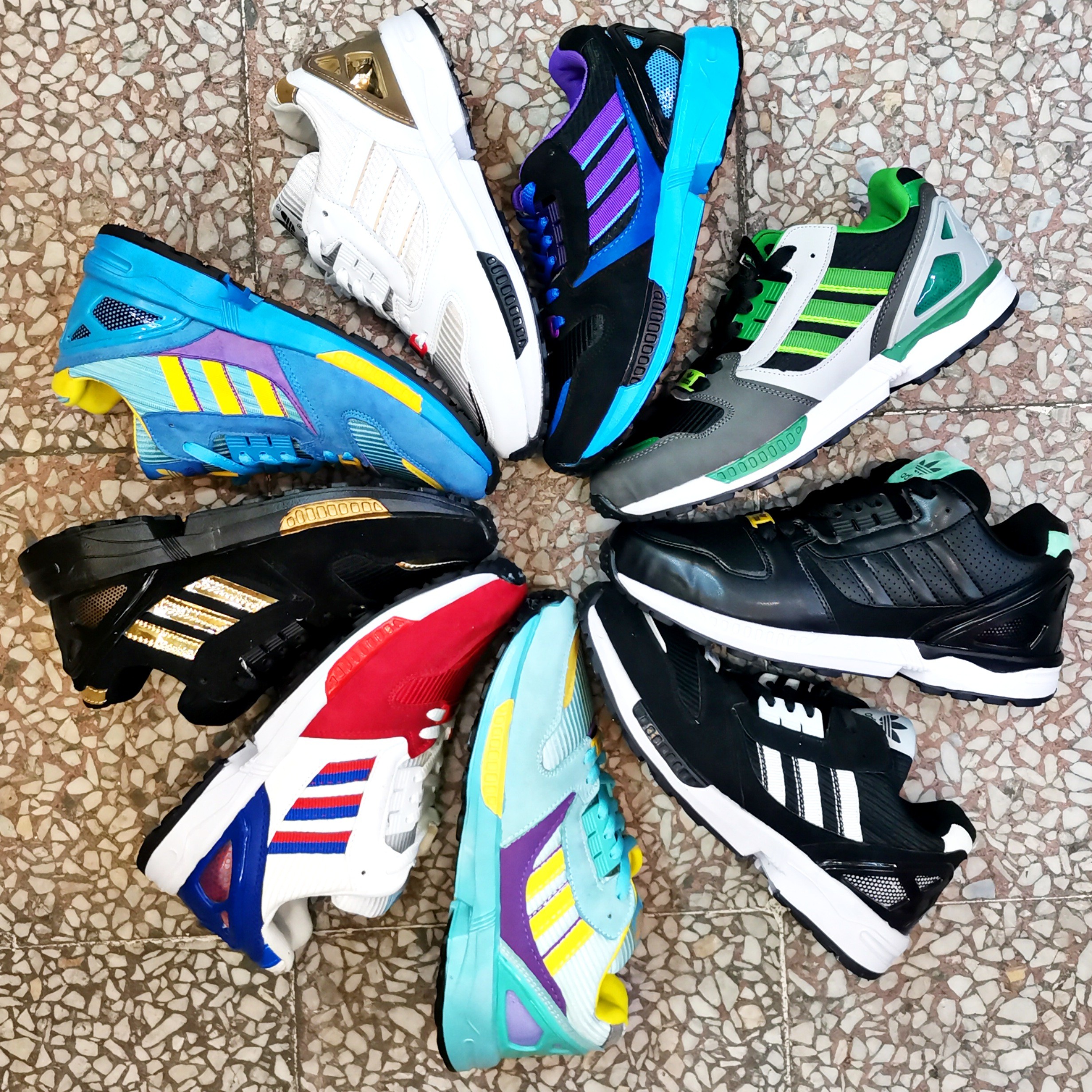 کفش مدل آدیداس Zx8000 زدایکس طبی وارداتی درجه یک در 6 رنگ جذاب ست مرد و زن