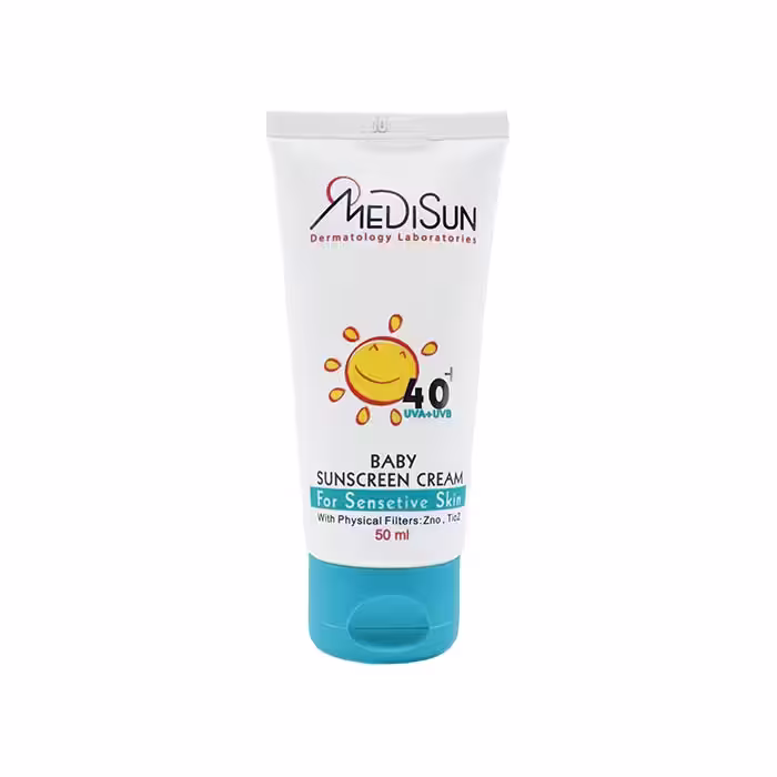 کرم ضد آفتاب SPF40 کودکان مدیسان 50 میلی لیتر