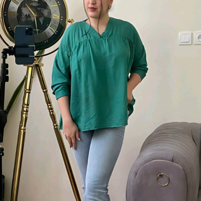 شومیز عروسکی چین دار بابوس