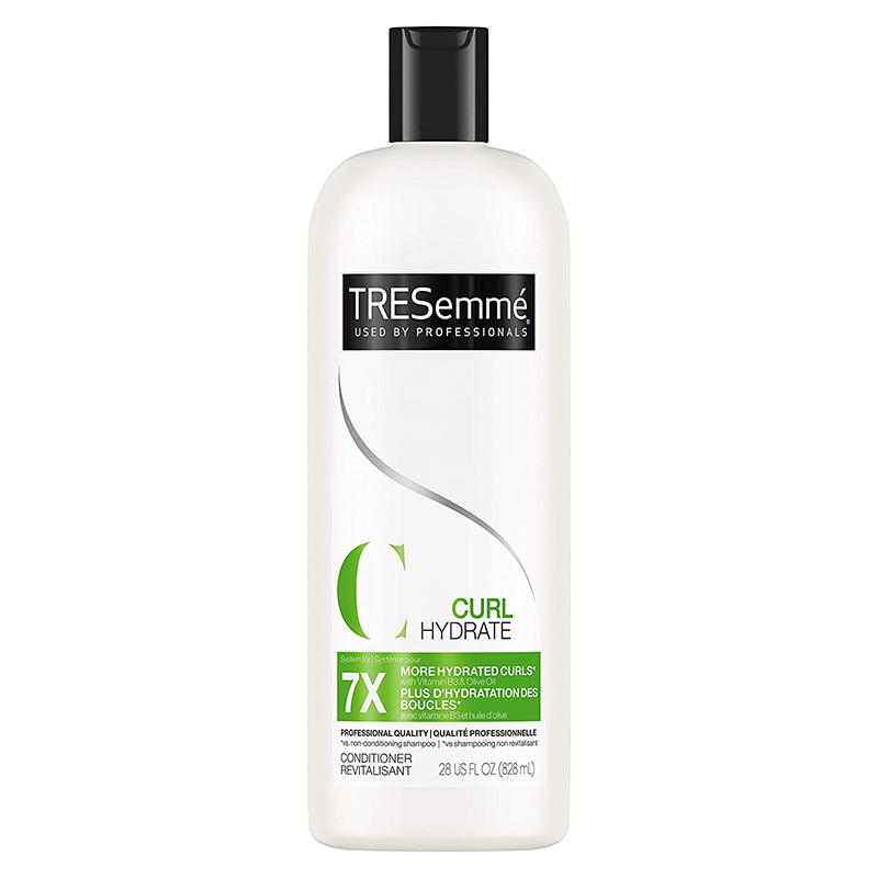 نرم کننده کاندیشنر مخصوص موهای فر لیبل سبز ترزمه Tresemme Flawless Curls Hydration conditioner