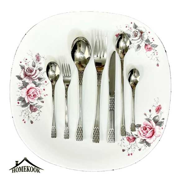 سرویس قاشق چنگال 24 نفره اروپایی برند یونیک