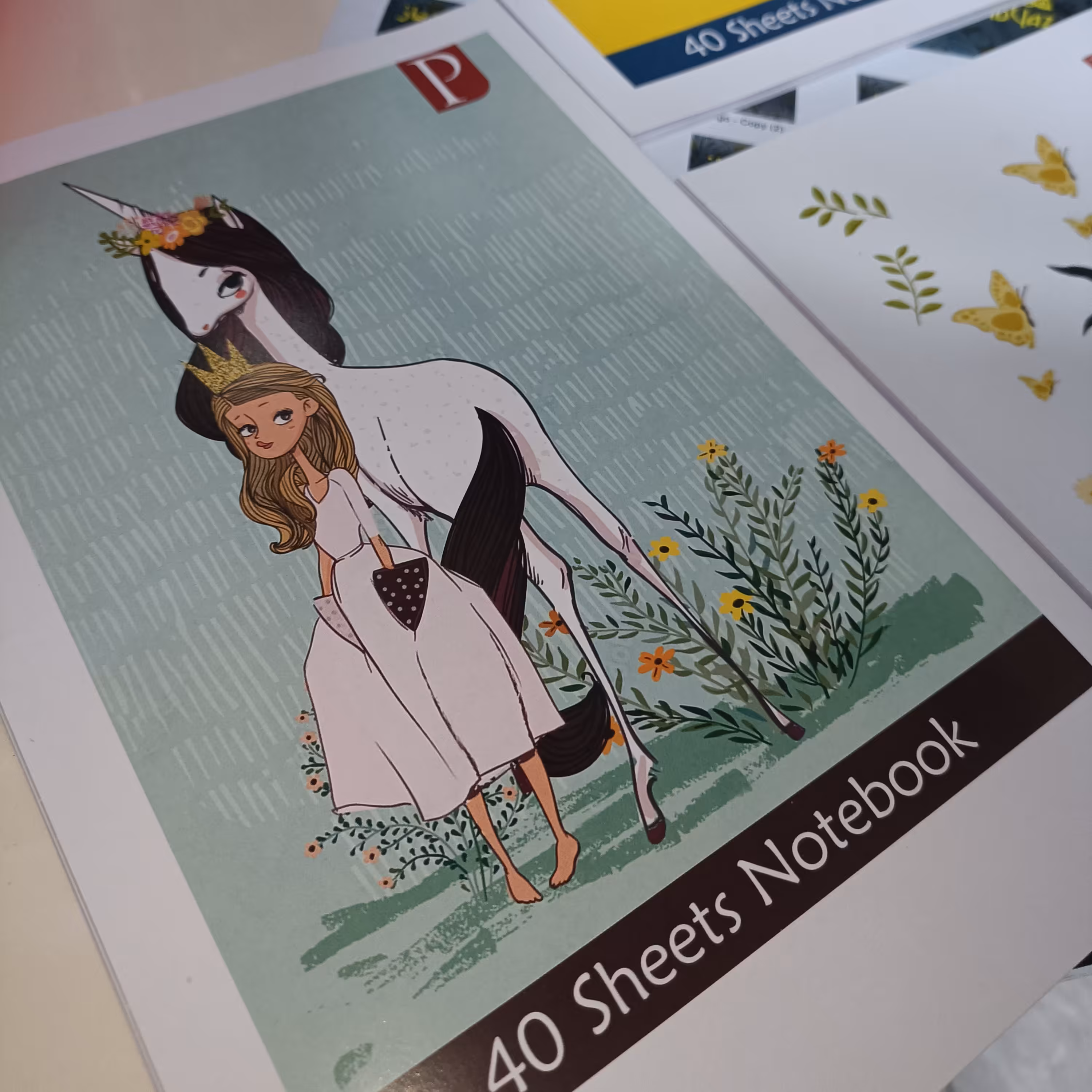 دفتر  چهل برگ منگنه خط دار